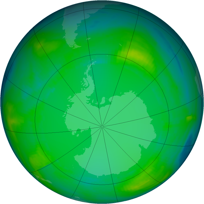 Ozone Map 1980-07-23